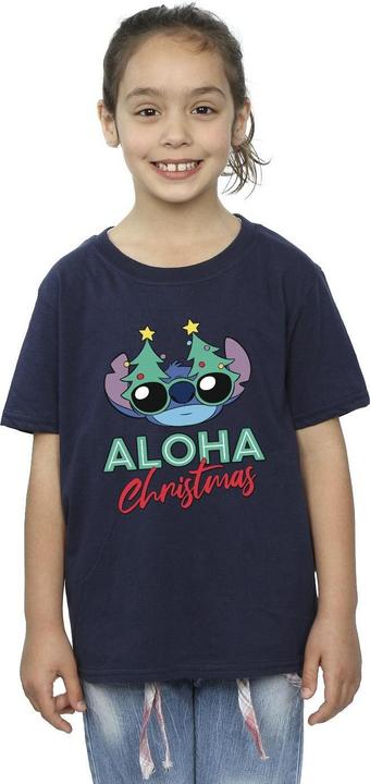 Immagine prodotto Disney Lilo And Stitch Christmas Tree Shades Maglietta Ragazze (116)