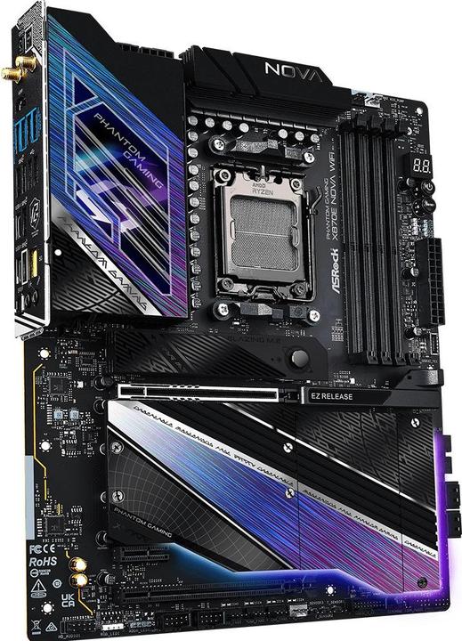 Actual product image AsRock MB AMD AM5 X870E Nova WiFi (AM5, AMD X870E, ATX)