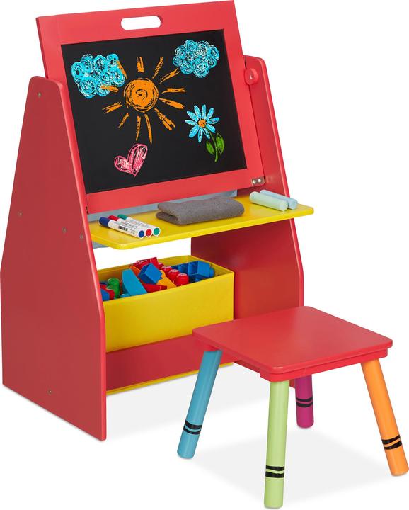 Actual product image Relaxdays Kids Art-Desk