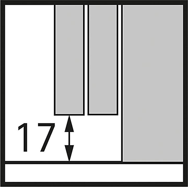 Actual product image Hettich Sliding door fittings TopLine XL, Forslide