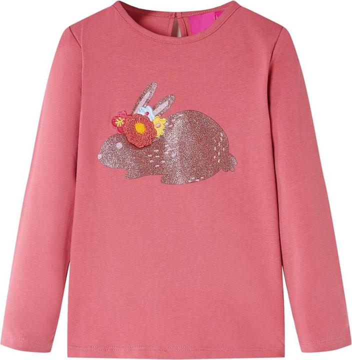 Immagine prodotto VidaXL Camicia da bambino a maniche lunghe rosa scuro 128,Materiale: 95 % cotone. 5 (128)
