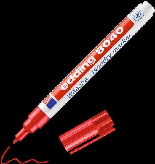 Produktbild Edding Wäschemarker (Rot, Weiss, 1 mm, 1 x)