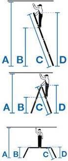 Productafbeelding Krause Knikladder CORDA zilver 4x 3 sporten, H: 100,0 cm (Steigers, 34 cm)