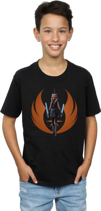 Image du produit Star Wars - T-shirt CLONE WARS AHSOKA REBEL POSE - Garçon (128)