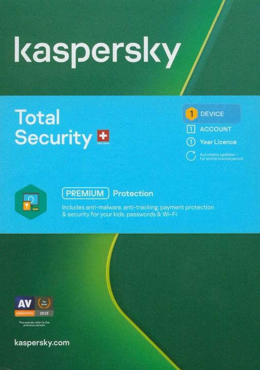 Produktbild Kaspersky Total Security (1 PC) (12 Monate)
