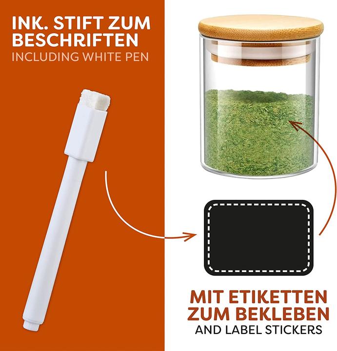 Produktbild Praknu Gewürzgläser Set (0.25 l)