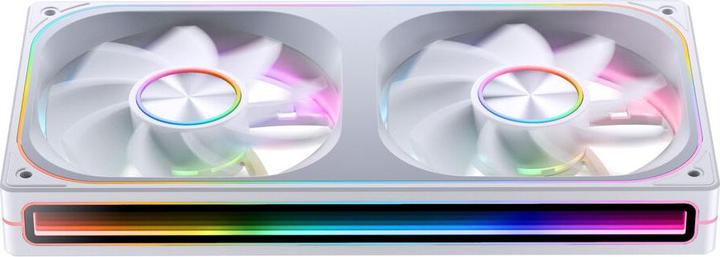 Actual product image Jonsbo ZA-240 Infinity Mirror ARGB Reverse Blade PWM Lüfter - 240mm, weiss (240 mm)