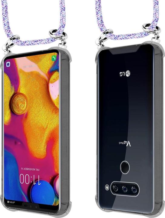 Produktbild Cadorabo TPU Handy Kette SILBER Cover