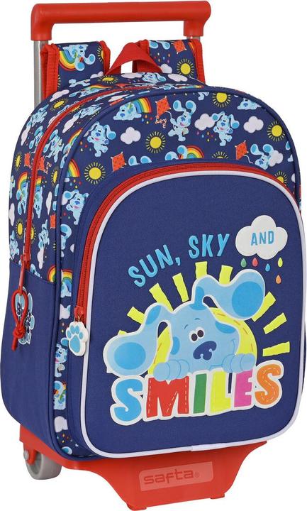 Safta Schulrucksack mit Rädern Blue's Clues Marineblau (26 x 34 x 11 cm)
