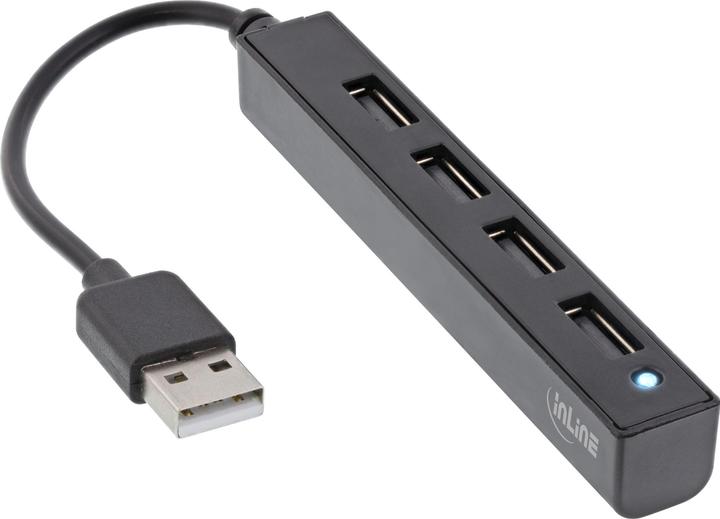 Immagine prodotto InLine Hub USB 2.0 a 4 porte (USB-A, 4 Porti)