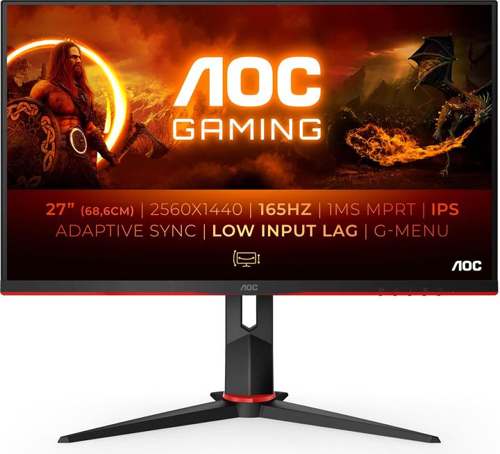 Produktbild AOC Q27G2S/EU (2560 x 1440 Pixel, 27")