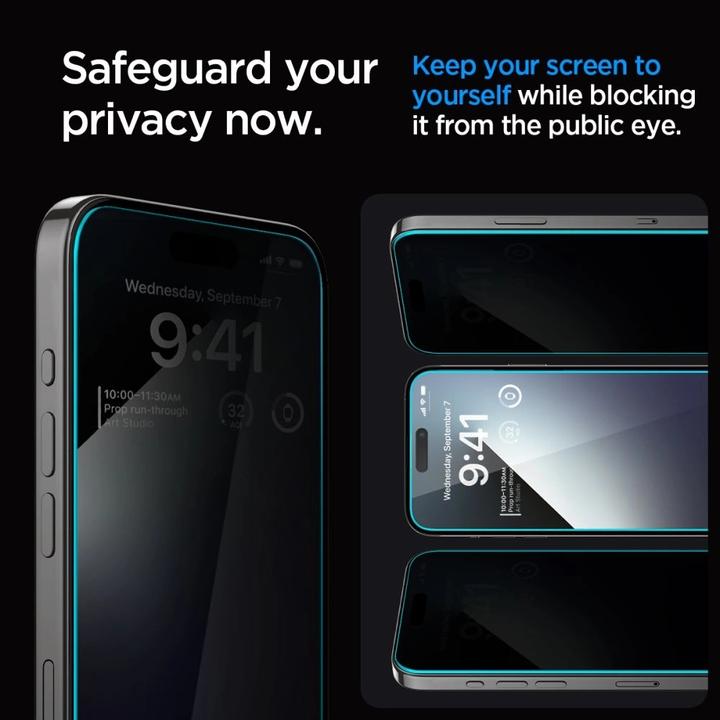 Actual product image Spigen Szk?O Hartowane Glas.Tr?Ez Fit? Iphone 15 Privacy