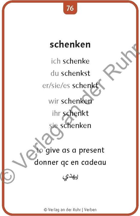 Actual product image Deutschlernen mit Bildern. Verben. Bildkarten (German, Editorial team publishing house An Der Ruhr, 2016)