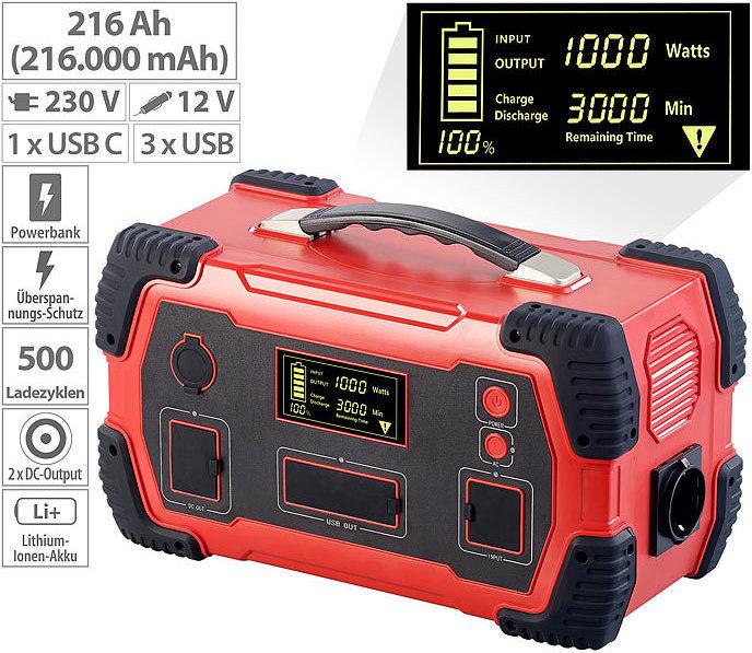 Image du produit Revolt Station d'alimentation & générateur solaire (800 Wh, 7 kg)