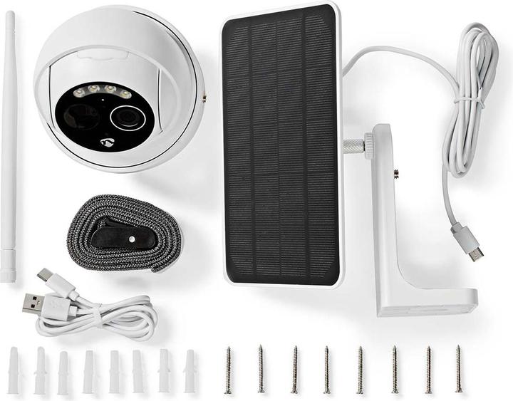 Immagine prodotto Nedis Telecamera SmartLife per esterni | Wi-Fi | Full HD 1080p | Inclinazione panoramica | IP65 | Durata (1920 x 1080 Pixels)