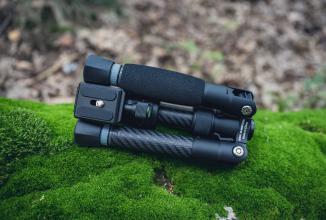 Actual product image Fotopro X Aircross 1 Mini Carbon Tripod grey (Plastic)
