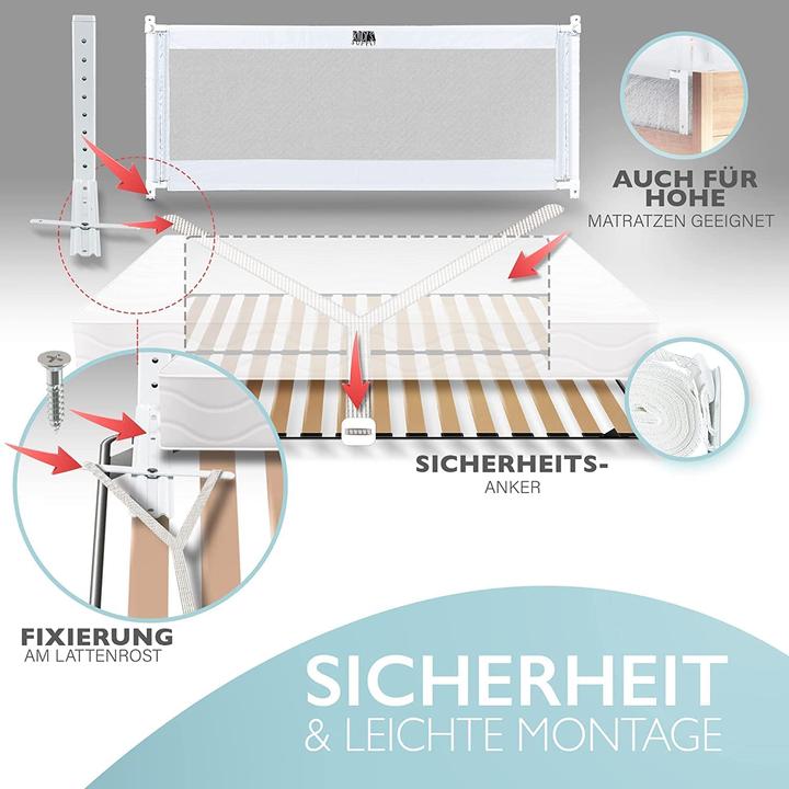 Image du produit Kids Supply Barrière de lit (150 cm)