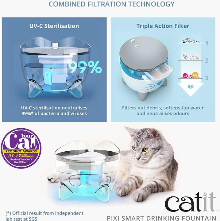 Produktbild Catit Pixi Trinkbrunnen Smart (2 l)