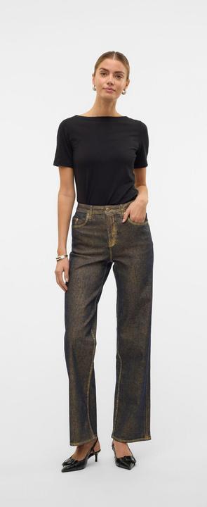 Actual product image Vero Moda VMTESSA Hohe Taille Weiter Beinschnitt Jeans Weit geschnitten (W28/L32)