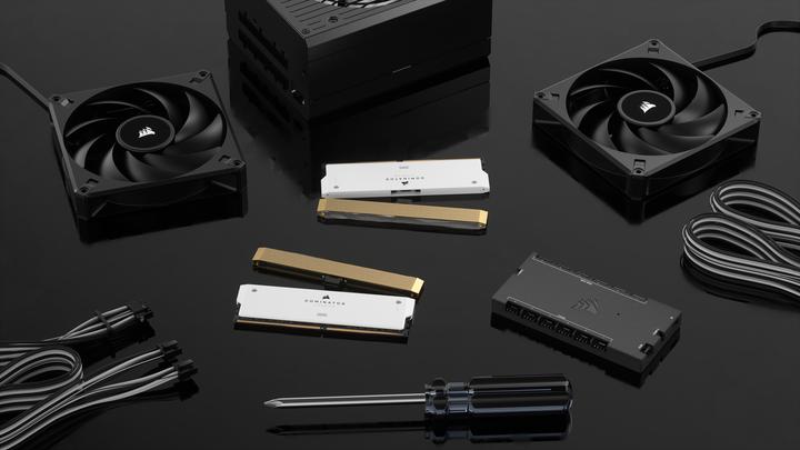 Image du produit Corsair DOMINATOR TITANIUM Acessory Kit, 2-up Config, Wave Style Top, RGB, LED PCBA, Screws, L tool (RGB)