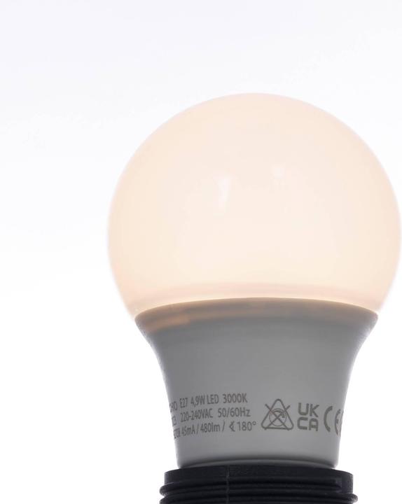 Actual product image Arcchio LED lamp E27 A60 4,9W 3.000K opal (E27, 4.90 W, 470 lm, 1 x, F)