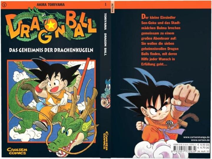 Image du produit Dragon Ball, Band 1 (Allemand, Akira Toriyama, 1997)