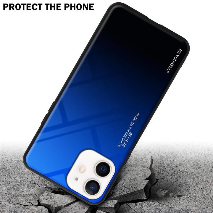 Productafbeelding Cadorabo TPU 2 kleuren glasdekking (Apple iPhone 12 mini)