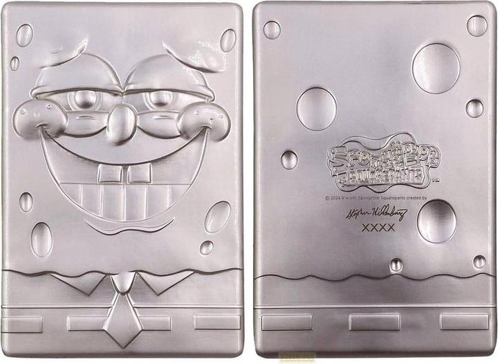 Immagine prodotto Fanattik BOB L'EPONGE - 25ans - Lingot en Métal - Edizione limitata in argento