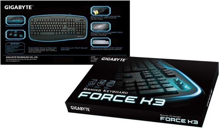 Actual product image Gigabyte Force K3 (DE, Cable)