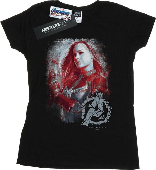 Avengers Endgame Captain TShirt aus gebürsteter Baumwolle
