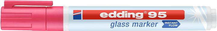 Image du produit Edding Crayon-feutre Marqueur pour verre 95 (Rose, 3 mm, 1 x)