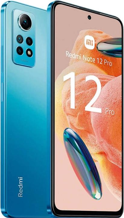 Produktbild Xiaomi Redmi Note 12 Pro 4G (256 GB, Glacier Blue, 6.67", Dual SIM, 108 Mpx, 4G)