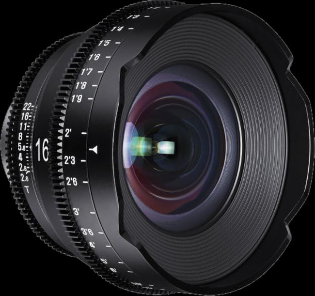 Image du produit Samyang XEEN 16mm T2.6 FF CINE PL (Mètre) (PL, Plein format)