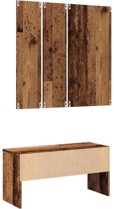 Immagine prodotto VidaXL Garderoben-Set Altholz-Optik Holzwerkstoff