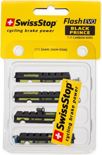 Produktbild swissstop Flash Evo Black Prince (Shimano, SRAM, Gummi)