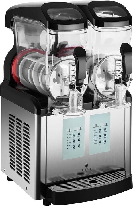 Actual product image Royal Catering Slush Machine - 2 x 6 litres - minimum temperature: -20 °C - ice cream function (EU plug)