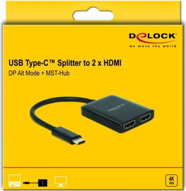 Actual product image Delock USB Type-C to (HDMI, 25 cm)