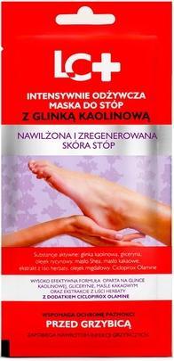 NoName LC+ Intensywnie odżywcza maska do stóp z Glinką Kaolinową 35ml (Fussmaske, 35 ml)