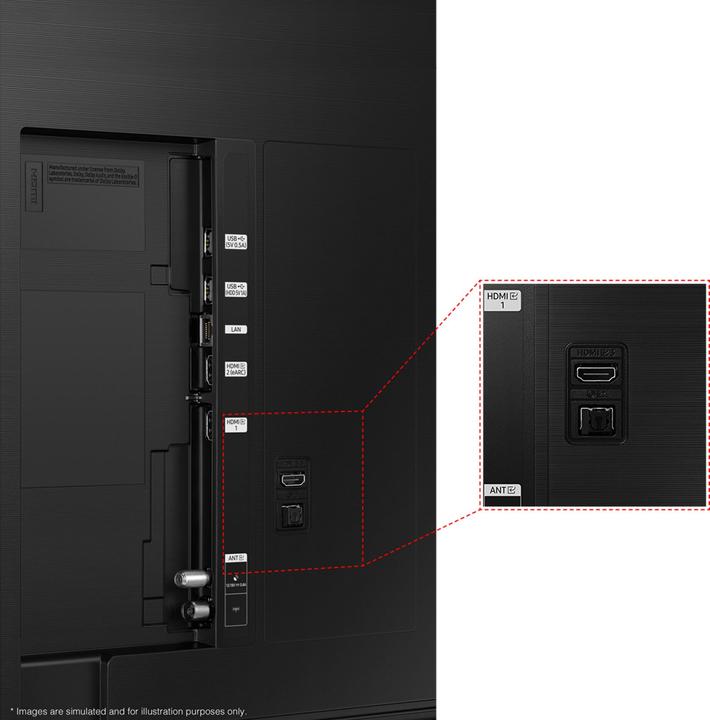 Actual product image Samsung Q60D (43", Q60D, QLED, Full HD)