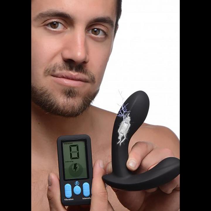 Produktbild Doc Johnson 5X E-Stim Pro Silicone Vibrating Prostate Massager + Remote