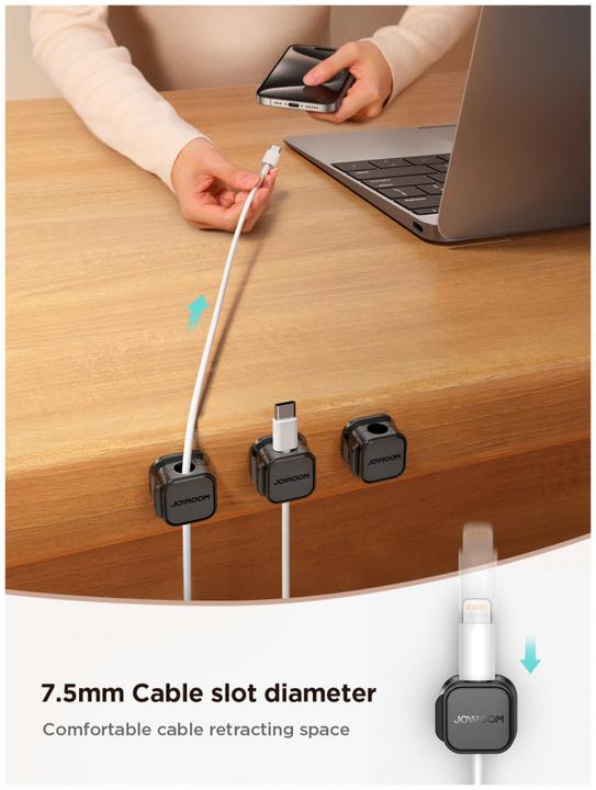 Actual product image Joyroom Magnetic cable organiser Cable Management
