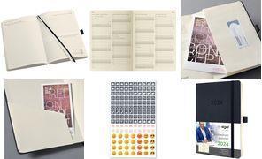Productafbeelding Sigel Dagkalender 2024 C2420 zwart, 1S/1T, SC, A5 (A5, Duits)
