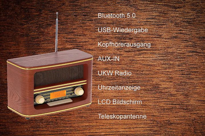 Produktbild Cyberlux Nostalgie Kompaktanlage, Bluetooth
