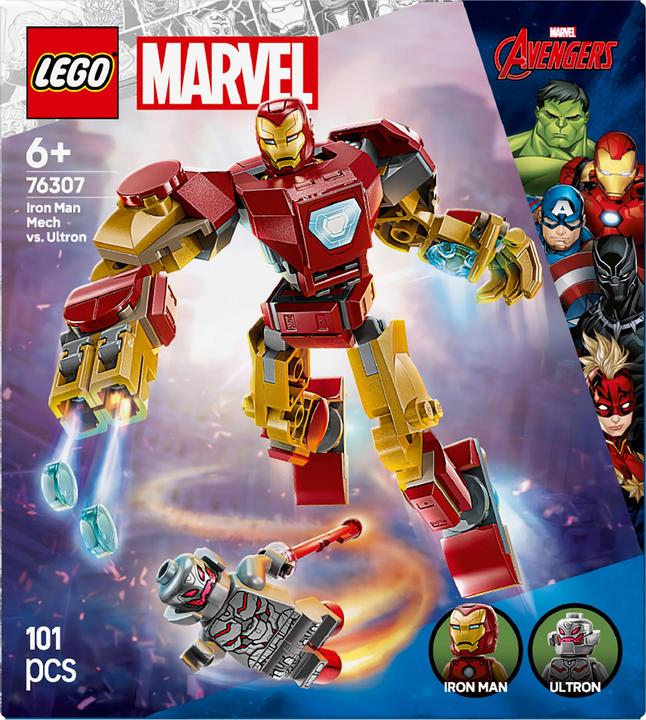 Actual product image LEGO Iron Man Mech vs. Ultron (76307, LEGO Marvel)