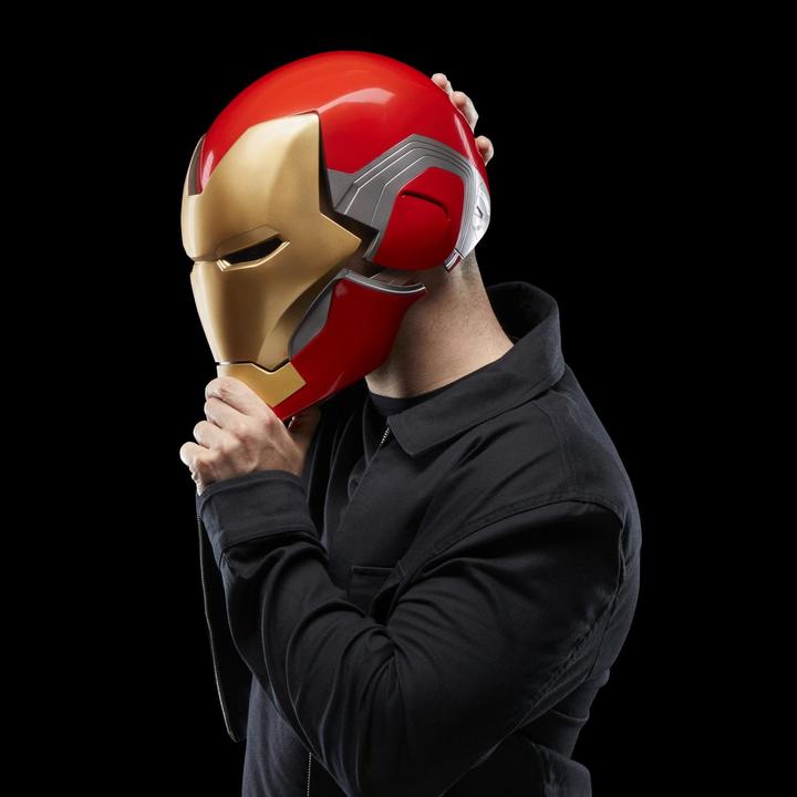 Actual product image Hasbro Avengers: Endgame Marvel Legends Electronic Helmet Iron Man Brand LXXXV