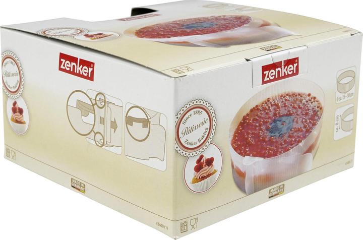 Produktbild Zenker Backrahmen Weiss, Rund (30 cm)