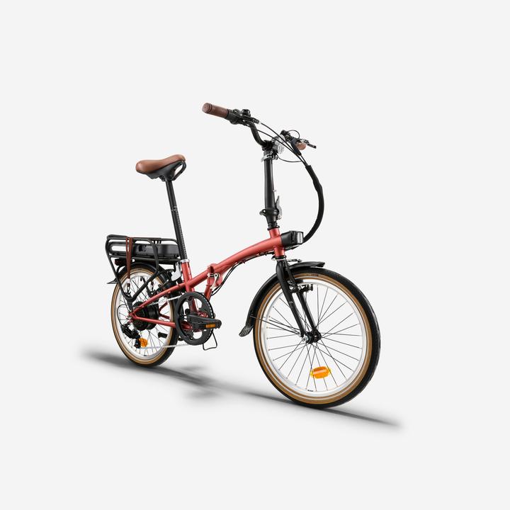 Actual product image Btwin E-Bike Faltrad Klapprad E-Fold 500 rot