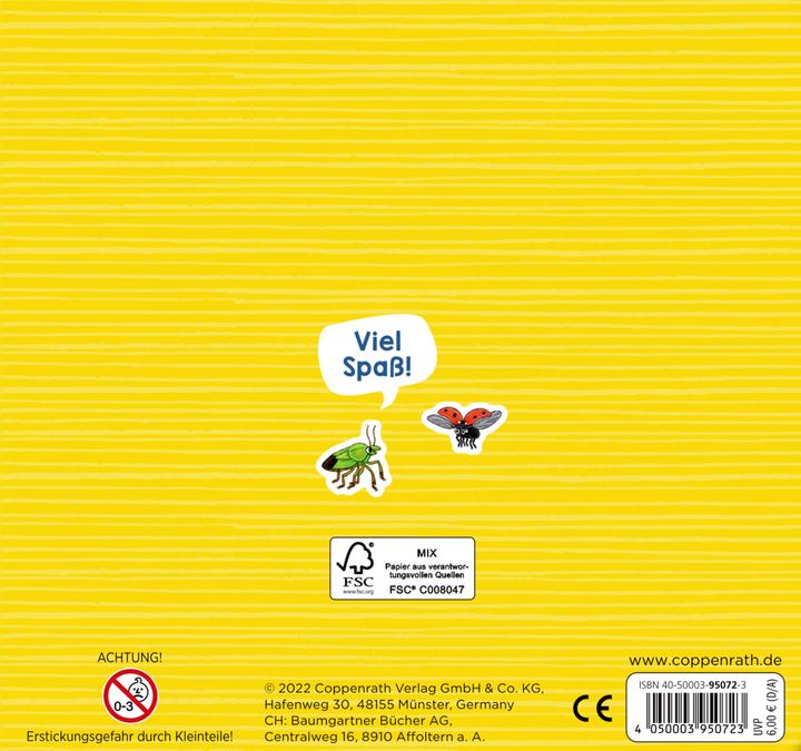 Actual product image Die Spiegelburg Mini sticker world tingling-crawling