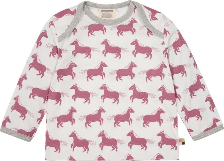Actual product image loud + proud Shirt Print Horse Grape (62)