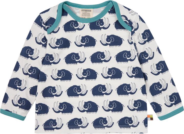 loud + proud Shirt Druck Mammut Ultramarin